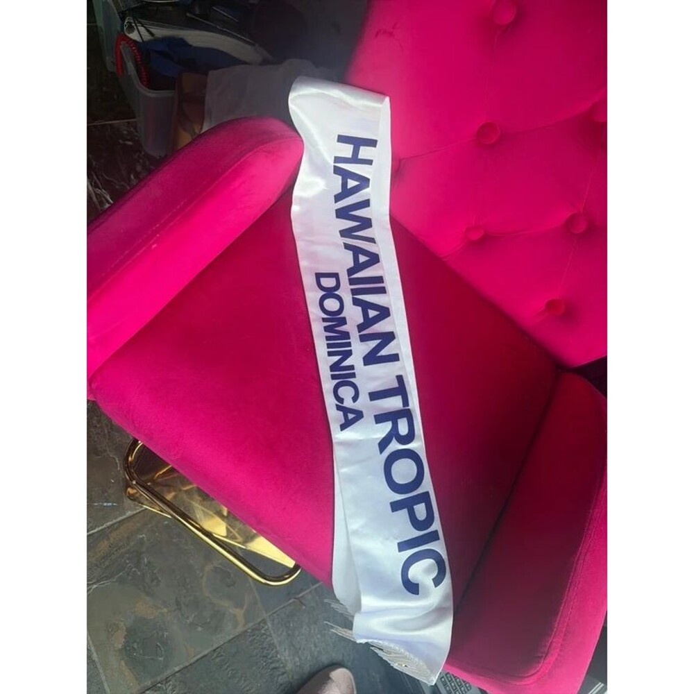 Miss Hawaiian Tropic Pageant Sash Dominica